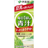 【りーさ】【ケース販売】伊藤園 紙パック ごくごく飲める 毎日1杯の青汁まろやか豆乳ミックス 200ml【×48本セット】 新食品表示基準対応 栄養機能食品