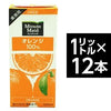 【昼におはよう】コカ・コーラ　（コカコーラ） ミニッツメイド オレンジ 100%　1L紙パック×12(6×2)本入