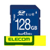 【昼におはよう】エレコム SDXCメモリカード128GB MF-FS128GU11R