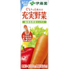 【昼におはよう】【ケース販売】伊藤園 紙充実野菜緑黄色野菜ミックス200ml 【×48本セット】