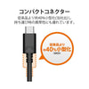 【ベントーヴェン】エレコム USB2.0ケーブル(認証品、USB Type-C(TM) to USB Type-C(TM)) 1m ブラック U2C-CC5PC10NBK